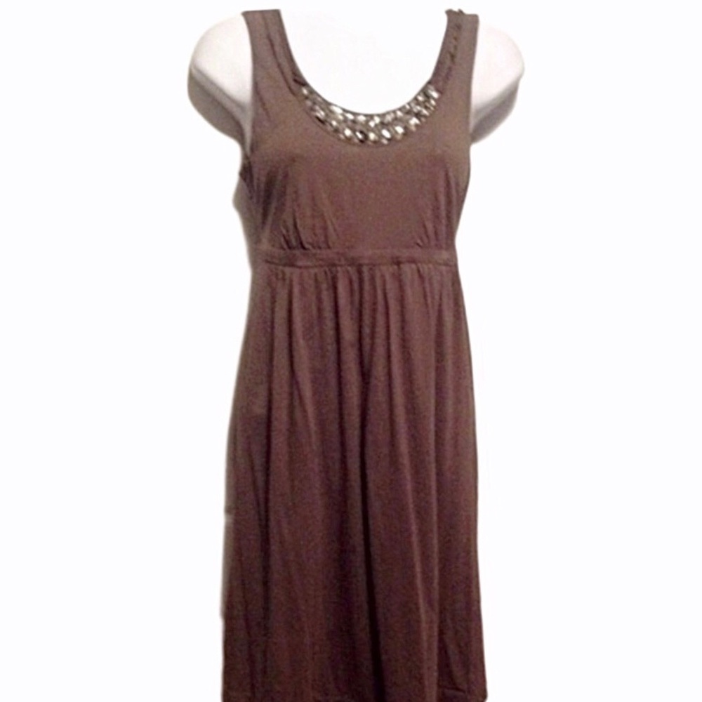 Loft Brown Jersey Dress